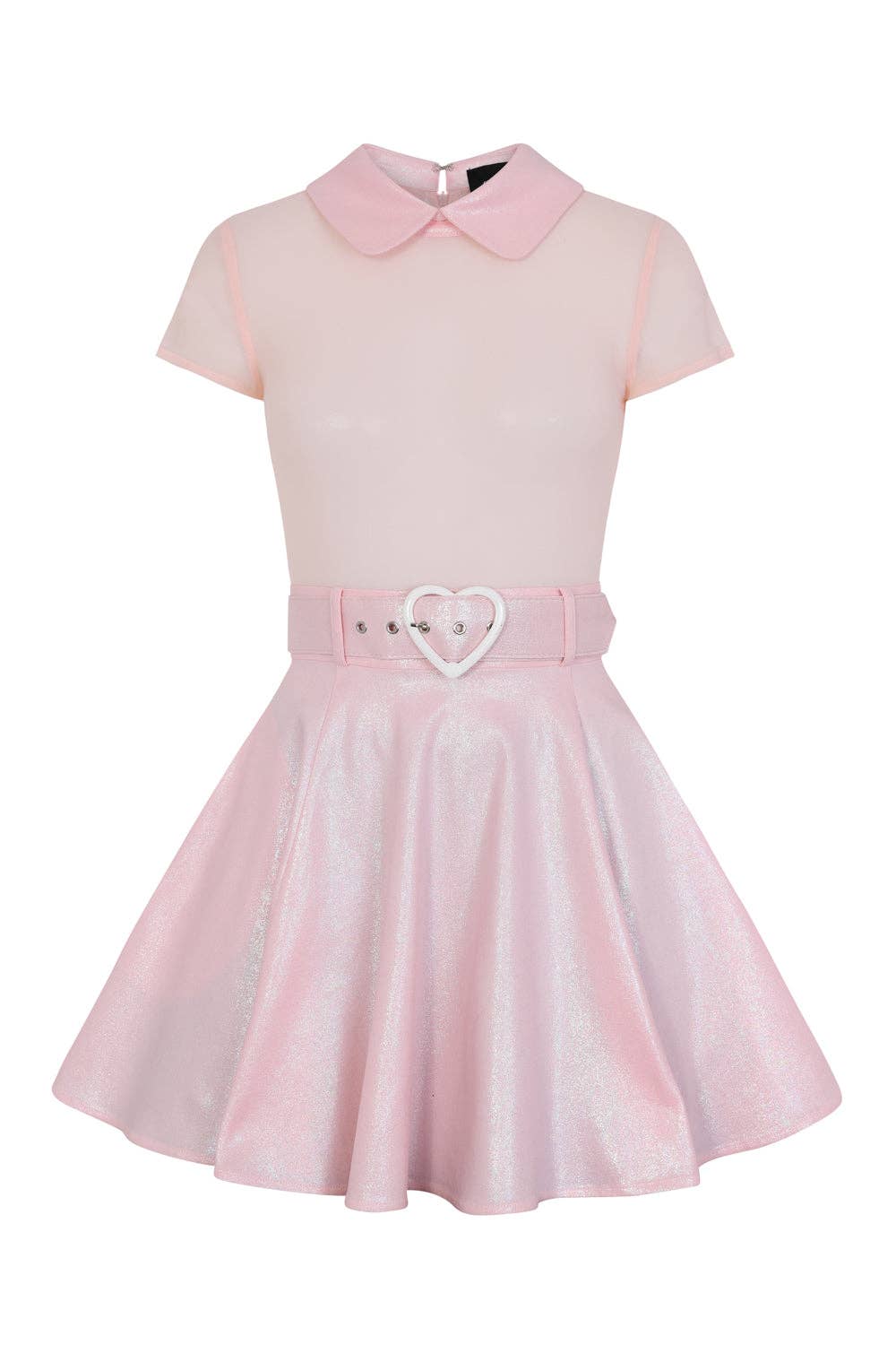PINK Adore Glitzer Skaterkleid für den Großhandel auf Faire1