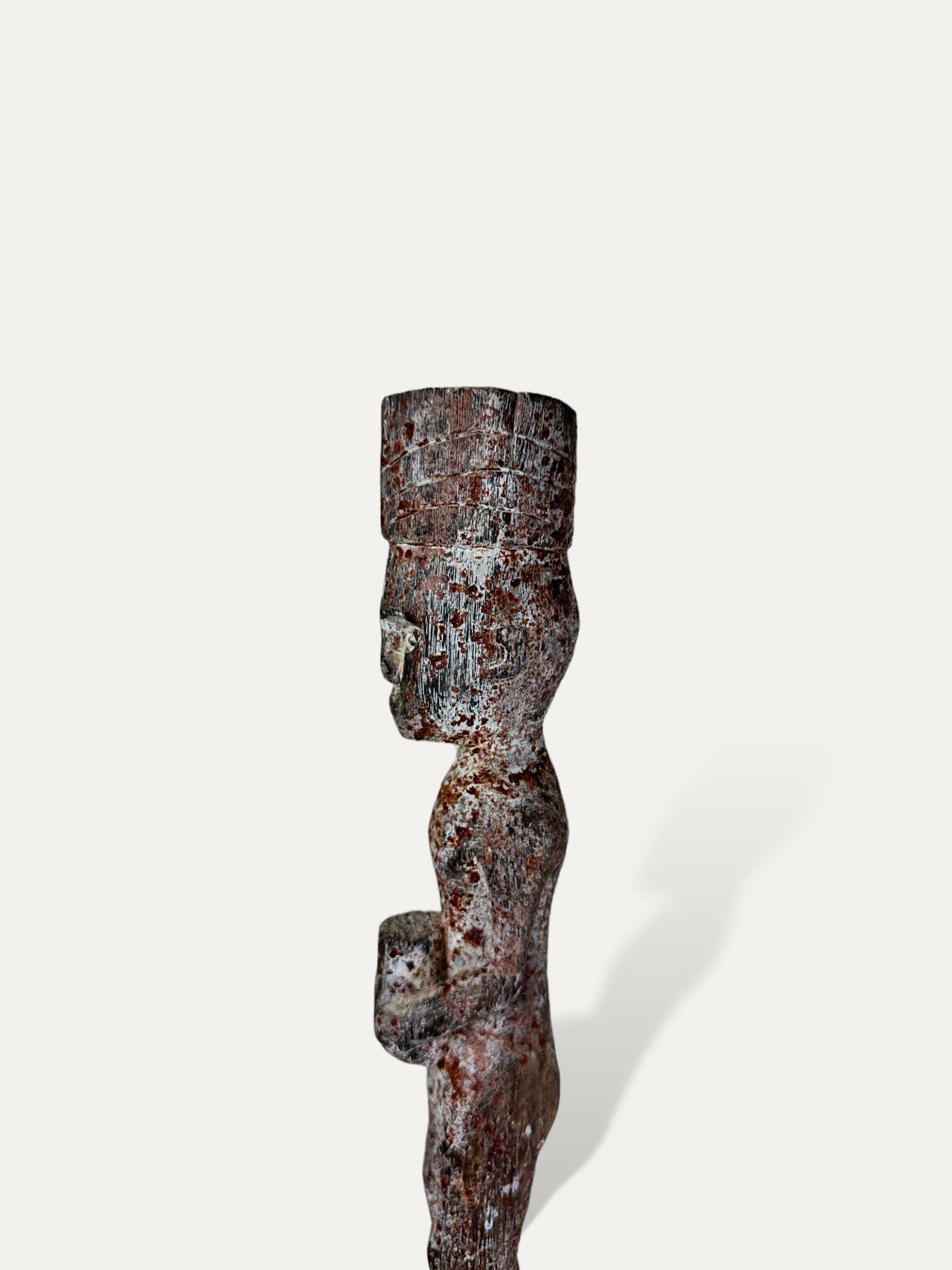 Cokoha - Wholesale Sculpture - Kepala datar - exotic wood totem1