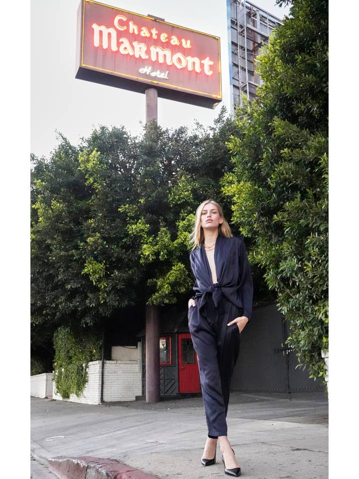 Sort Stina Sort Jumpsuit for engroshandel på Faire6