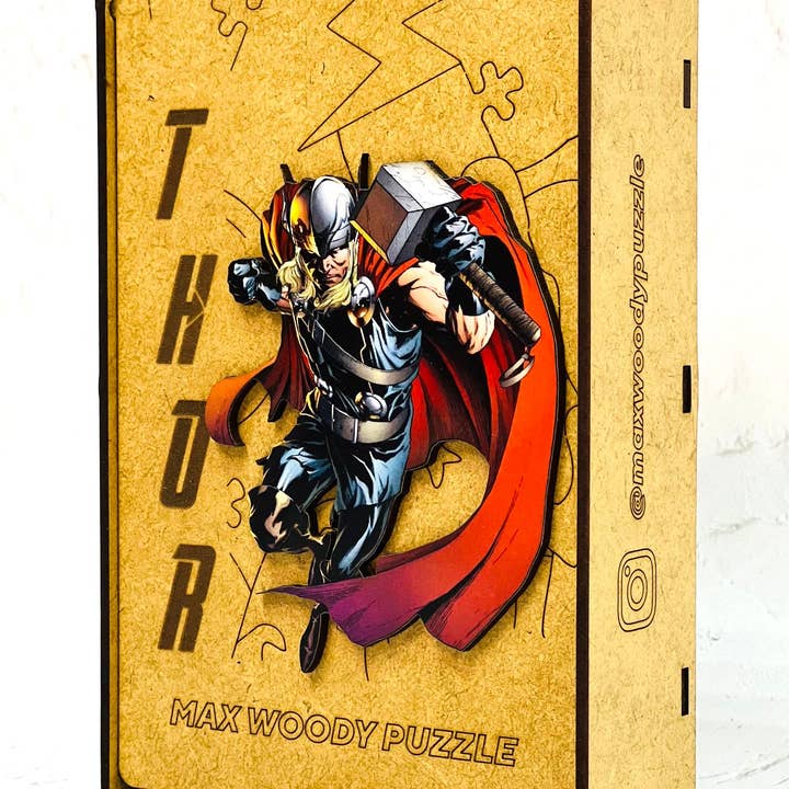 Houten legpuzzel The Thor M Size voor wholesale door Max Woody™