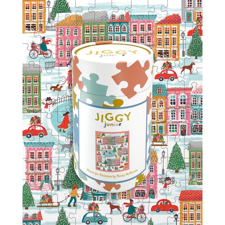 JIGGY Puzzles - Vente Puzzle – adulte - JIGGY Junior 100pc : Home for Christmas par Nancy McKenzie2