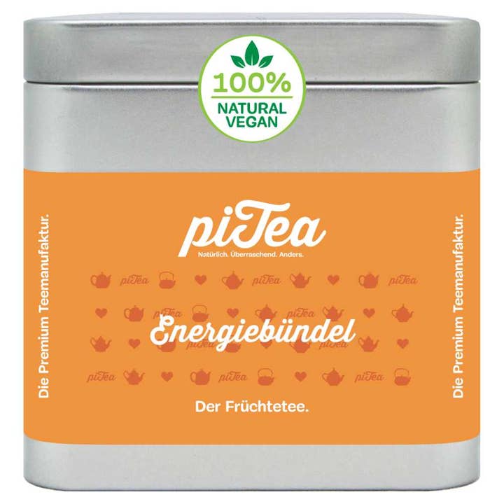 Energi-pakke med frugtte for engroshandel hos piTea - Die Teestation in der Dose