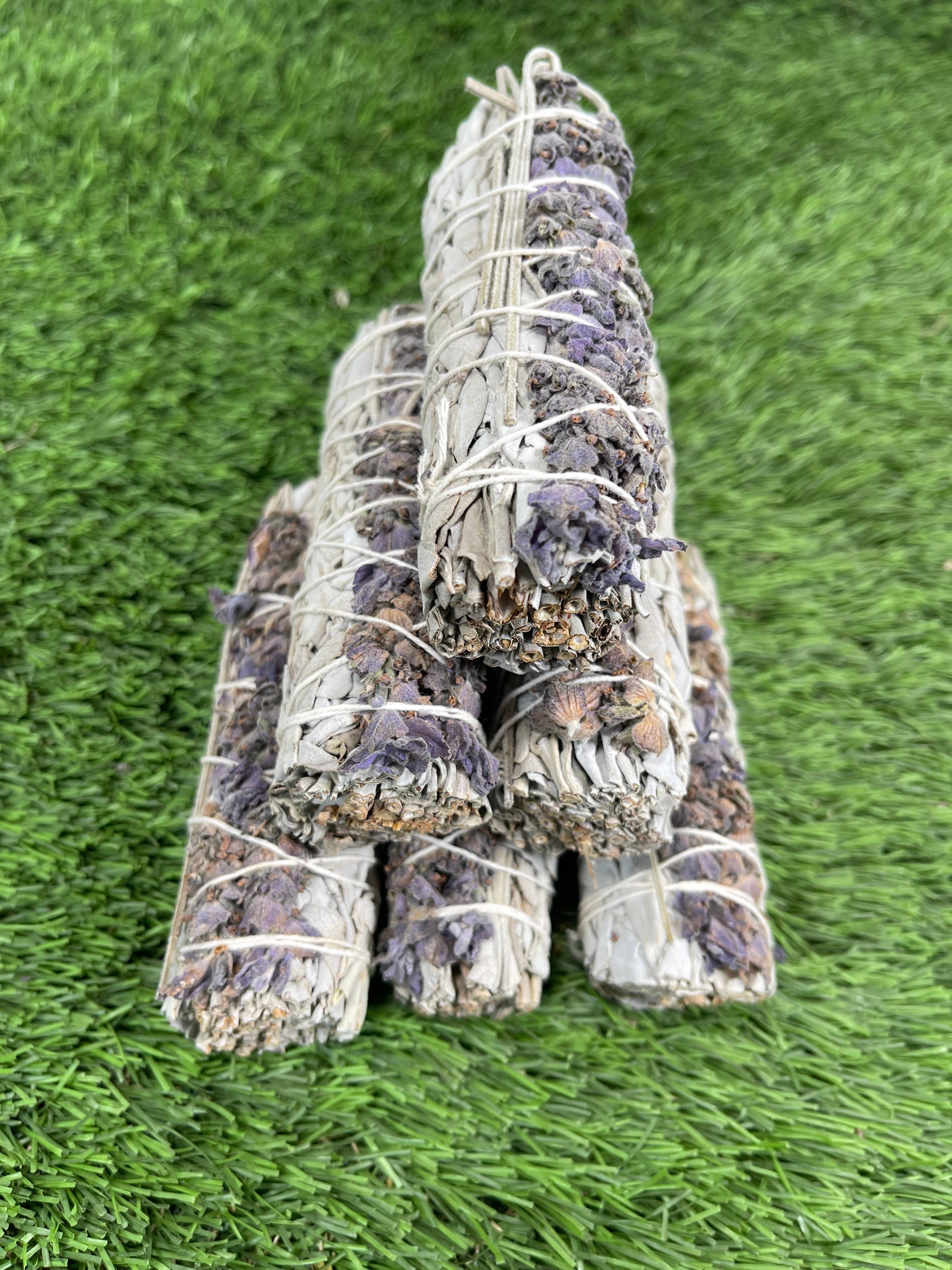 CaNatureLover - Vendita all'ingrosso Salvia - Bastoncini Incenso di Salvia Bianca e Lavanda per Purificazione6