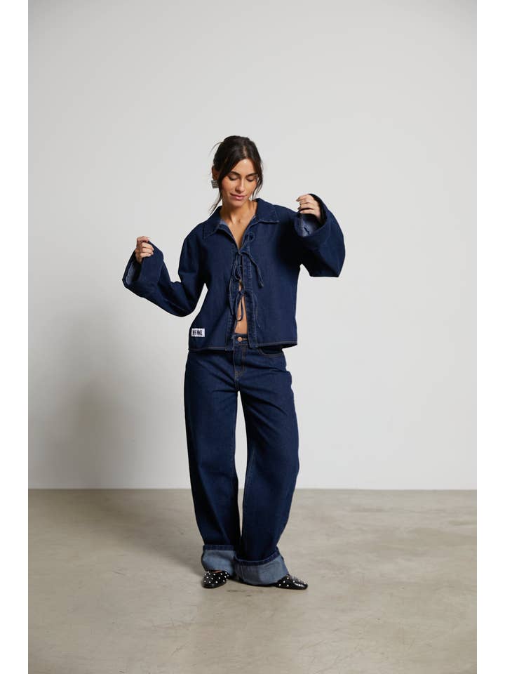 MEYME - Wholesale Jeans – Women’s - Rita wide leg mid-rise jeans
