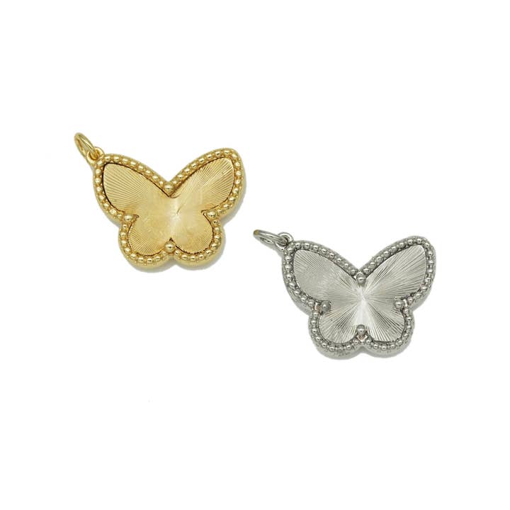 Butterfly Charm, Sku#FH193 for wholesale by BestBeads&Beyond