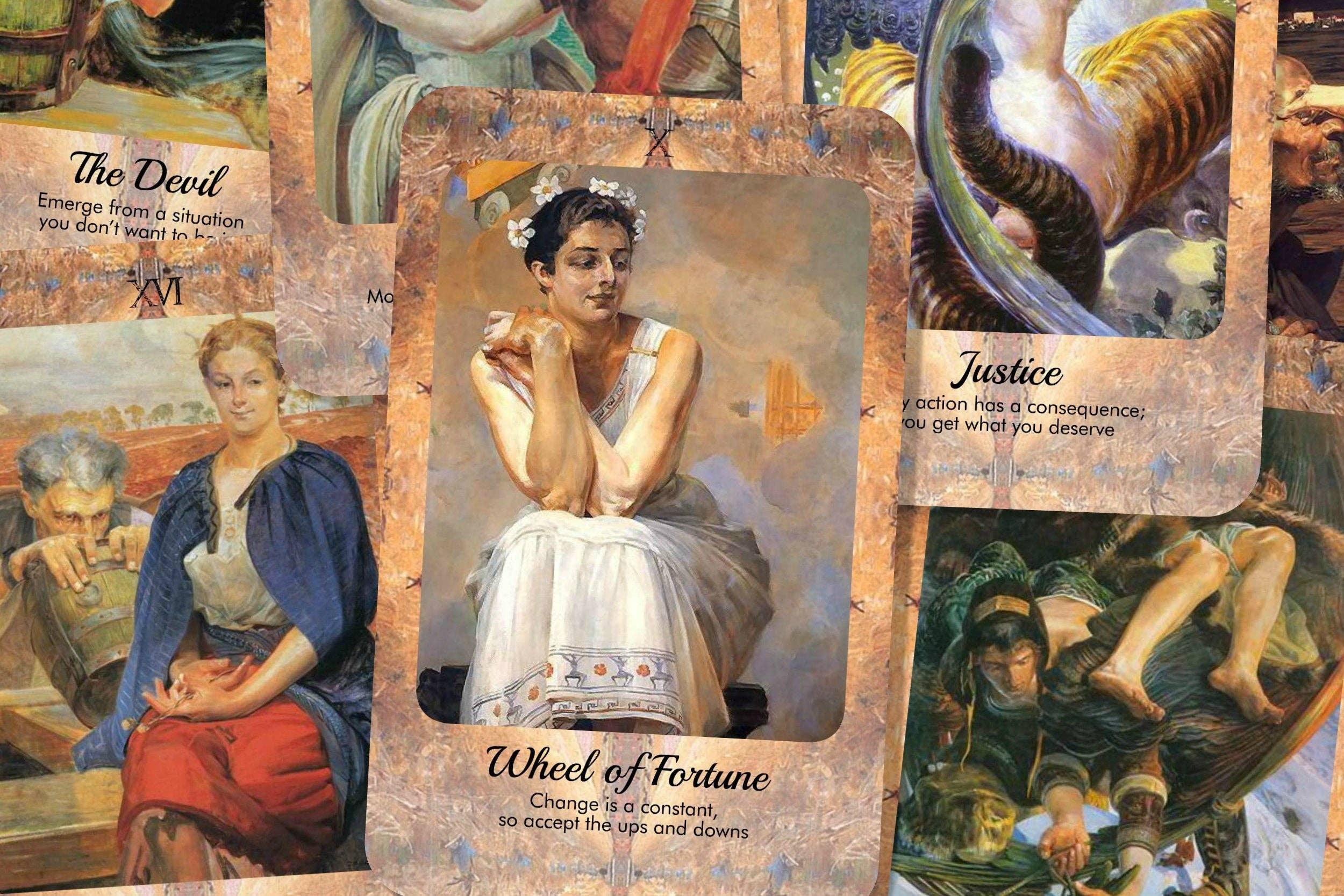 IBIZA TAROT - Wholesale Tarot Cards - The Painter Boy Tarot - Major Arcana3