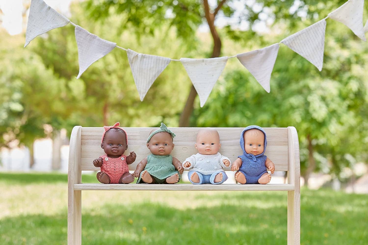 KsmToys – wholesale Doll – Kids – KsmToys Miniland 8.25″ 20cm Soft Body Caucasdian Baby Girl Doll with Organic Cotton Clothes BPA-Free Vinyl Anatomically Correct Fully Articulated and Posable4