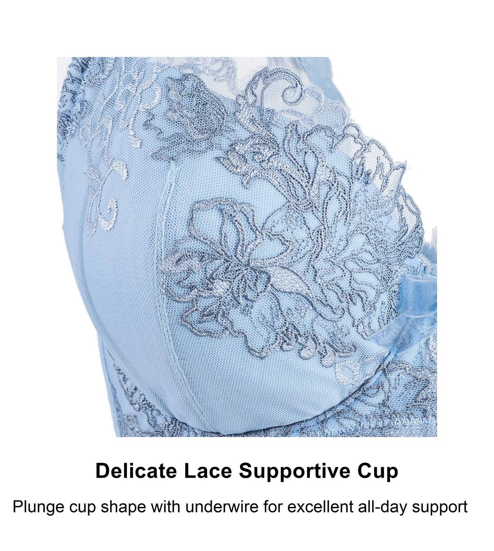 JulieMay Lingerie - Wholesale Bra - Women's - Ashley Embroidery Cotton & Silk Supportive Bra3