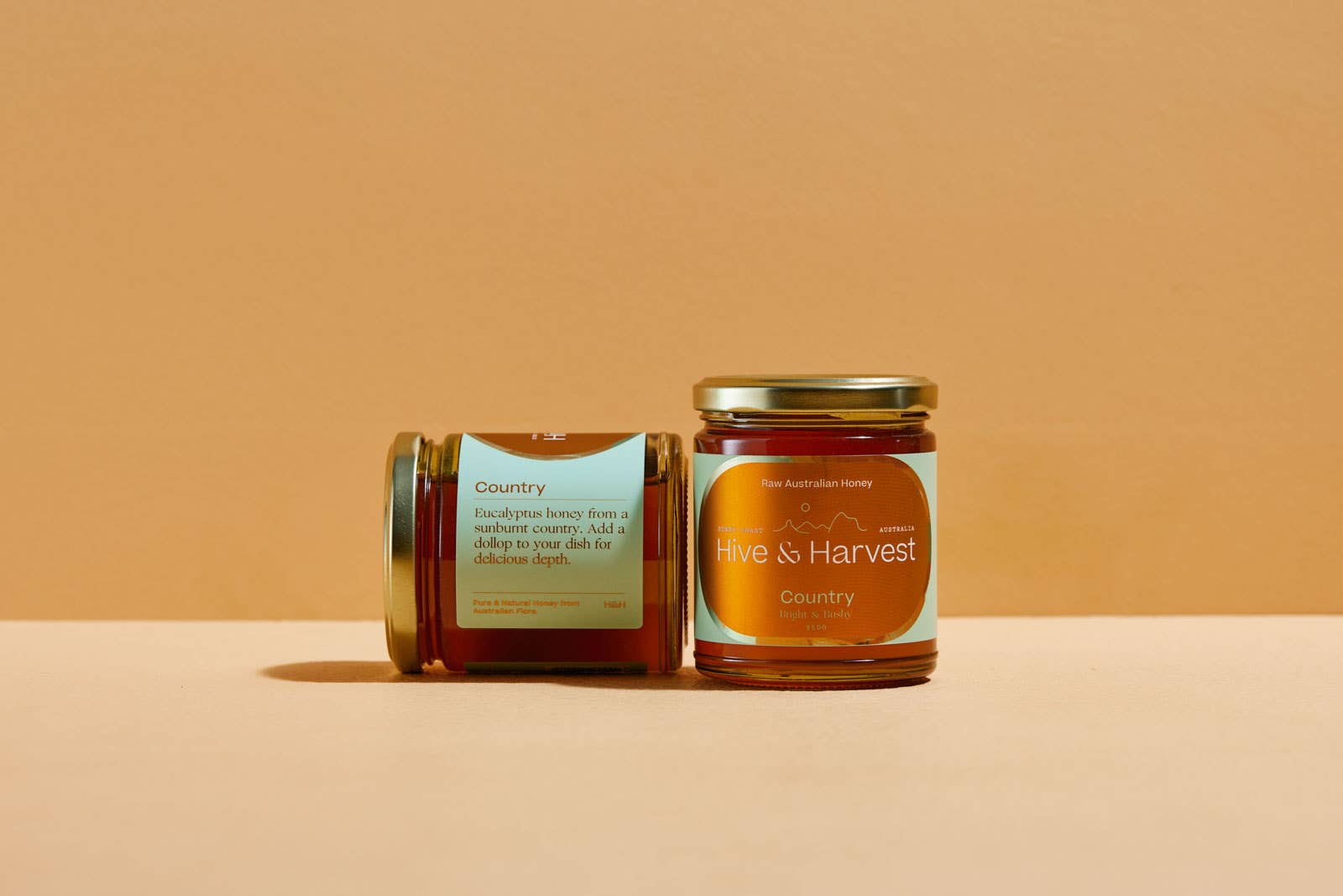 Hive & Harvest - Vente Miel - Miel de Pays - Miel d'Eucalyptus Australien Brut (350g)1