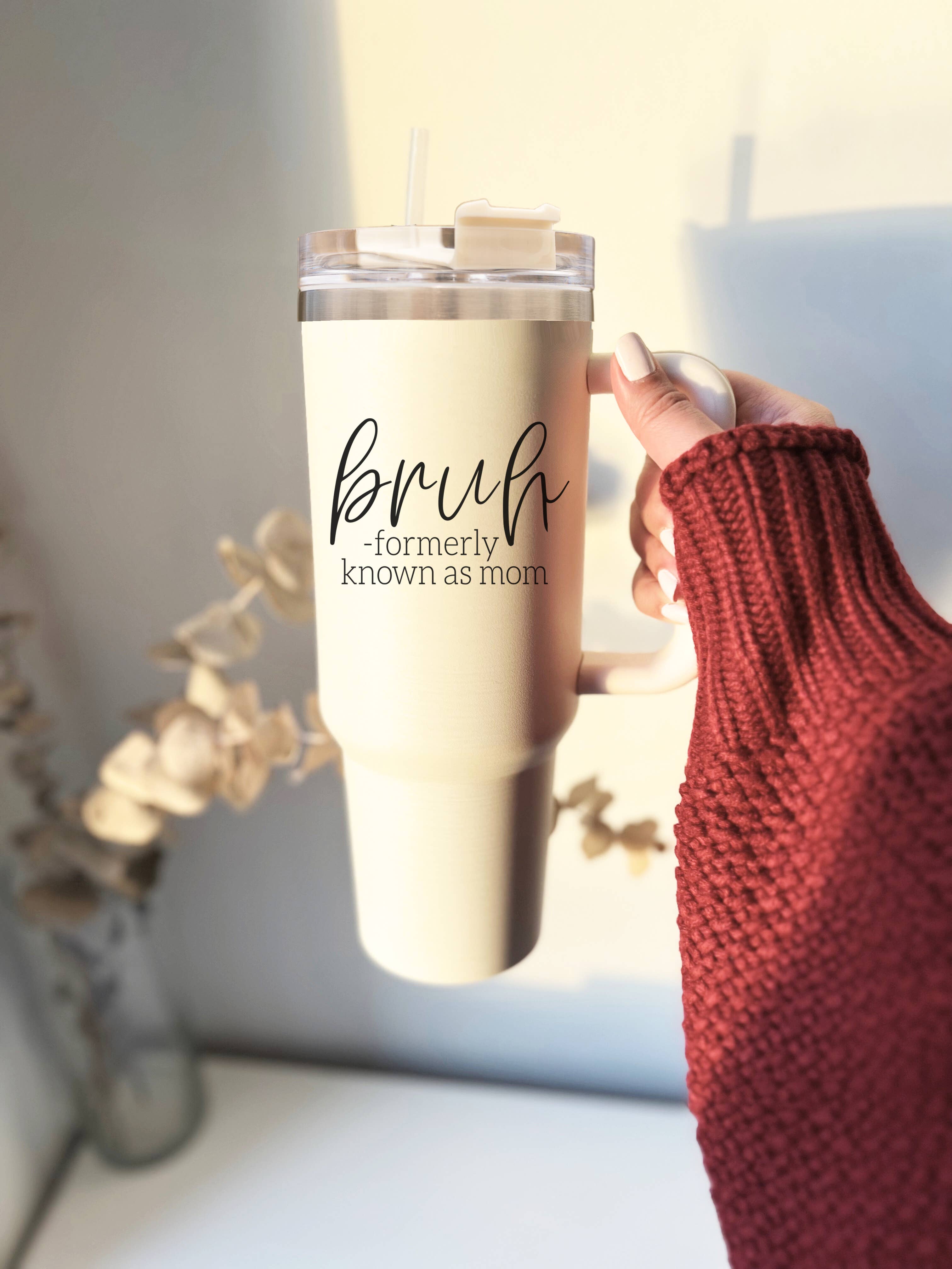 Gia Roma - Vendita all'ingrosso Bicchiere/tazza termica - Funny Mom Bicchiere regalo da 40 once con manici, tazze con coperchio64