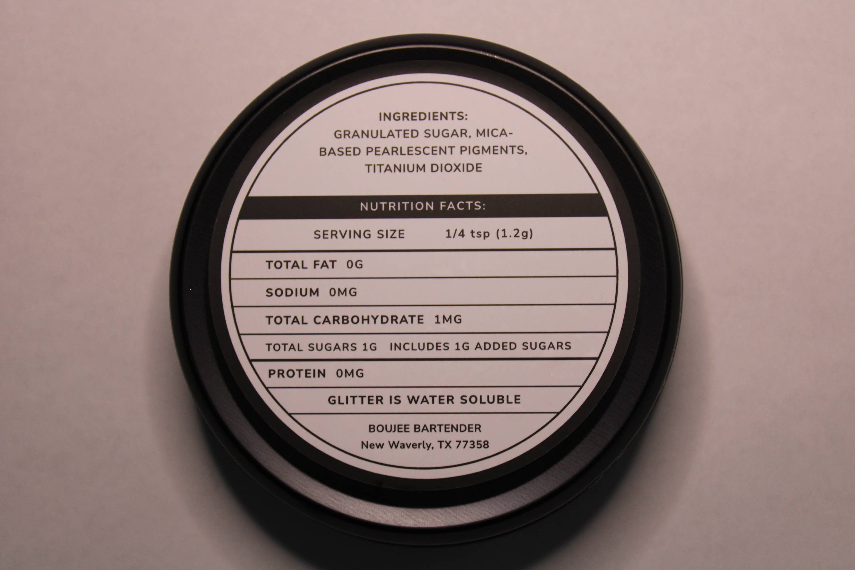 Boujee Bartender - Vendita all'ingrosso Mix/sciroppo per cocktail - Sweet Cocktail Rimming Glitter19