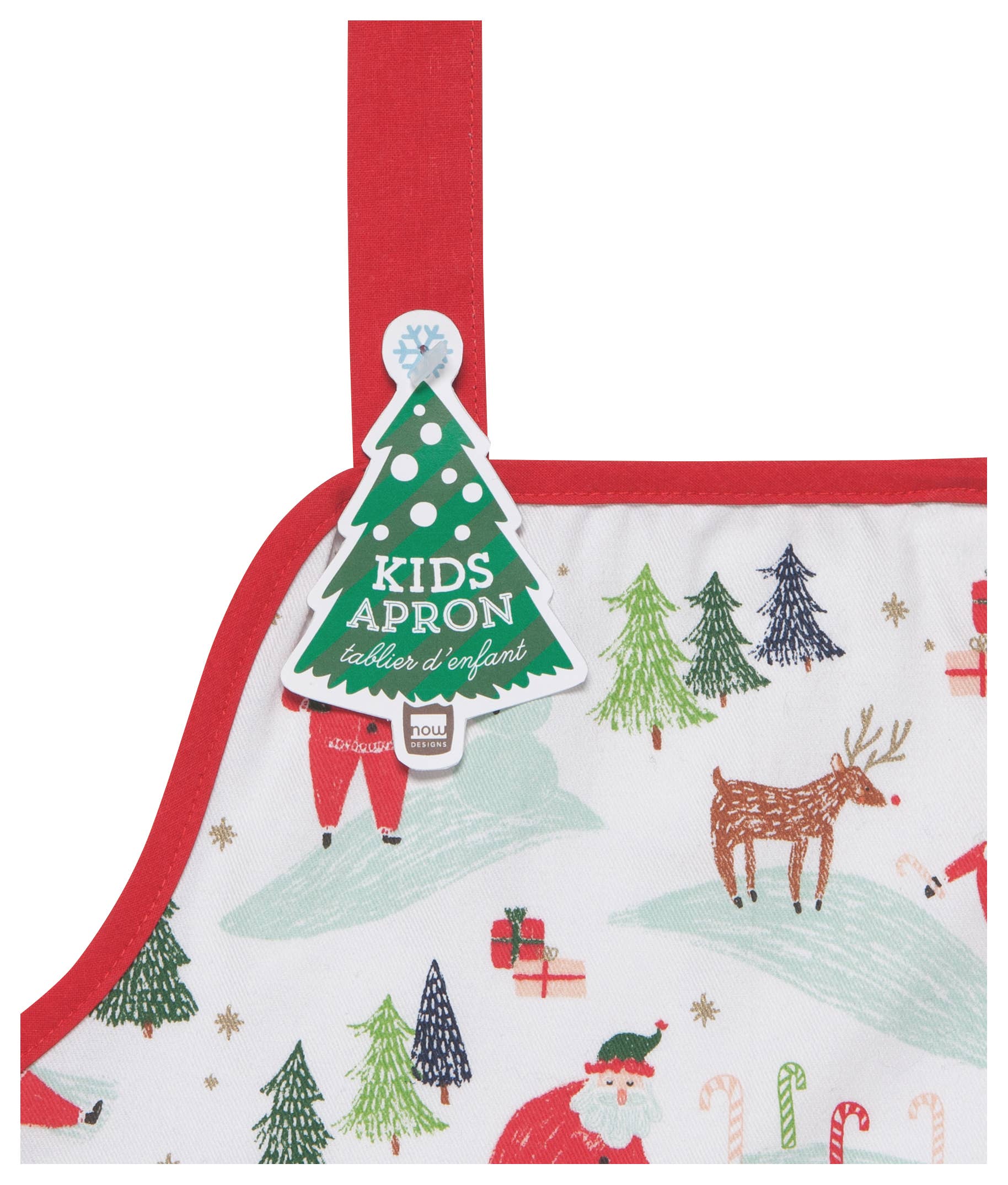 Now Designs by Danica - Wholesale Apron - Kids - Must Be Santa Kids Apron1