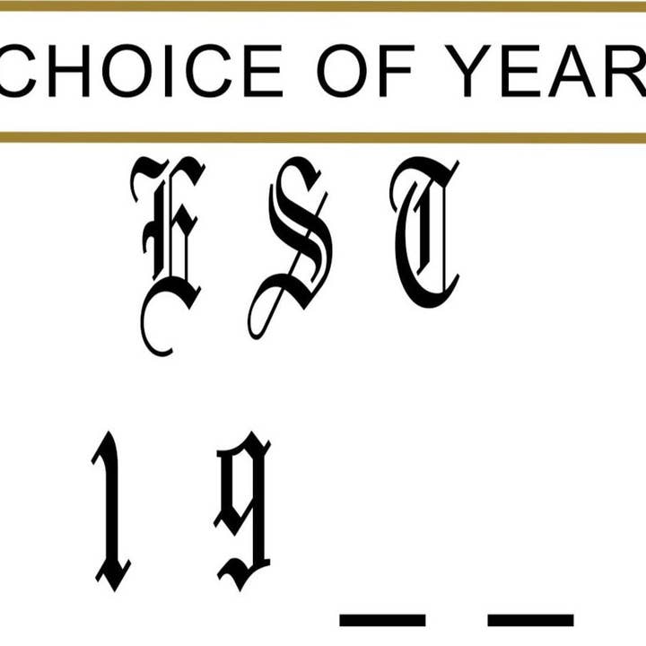 EST - Val av gamla engelska nummer - CLEAR för wholesale av DIPPY COW NAILS