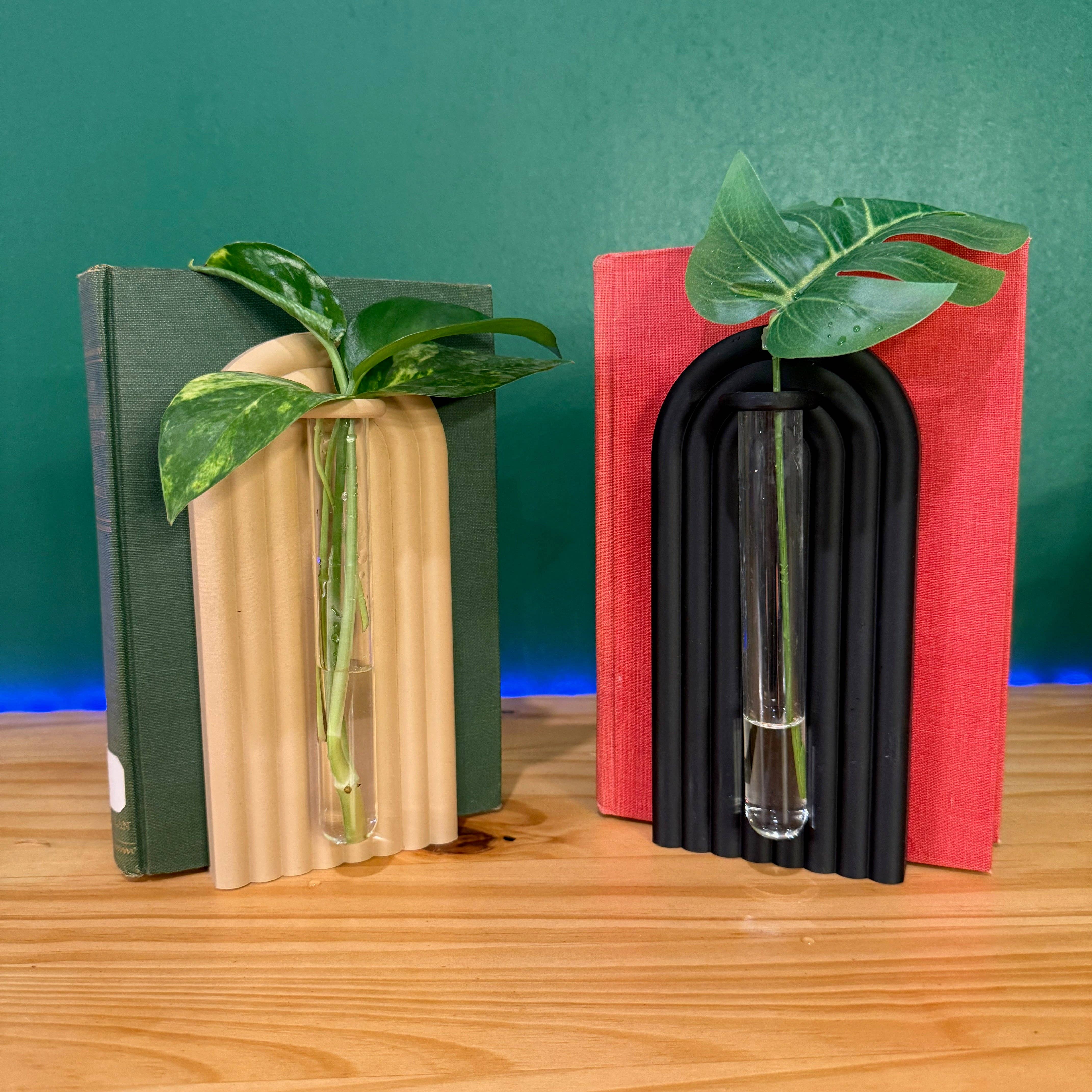 Brehmwood Creative - Wholesale Bookend - Propagation Bookend Set with Built-In Glass Tubes for Plant Lovers – 20 Colors Available!8