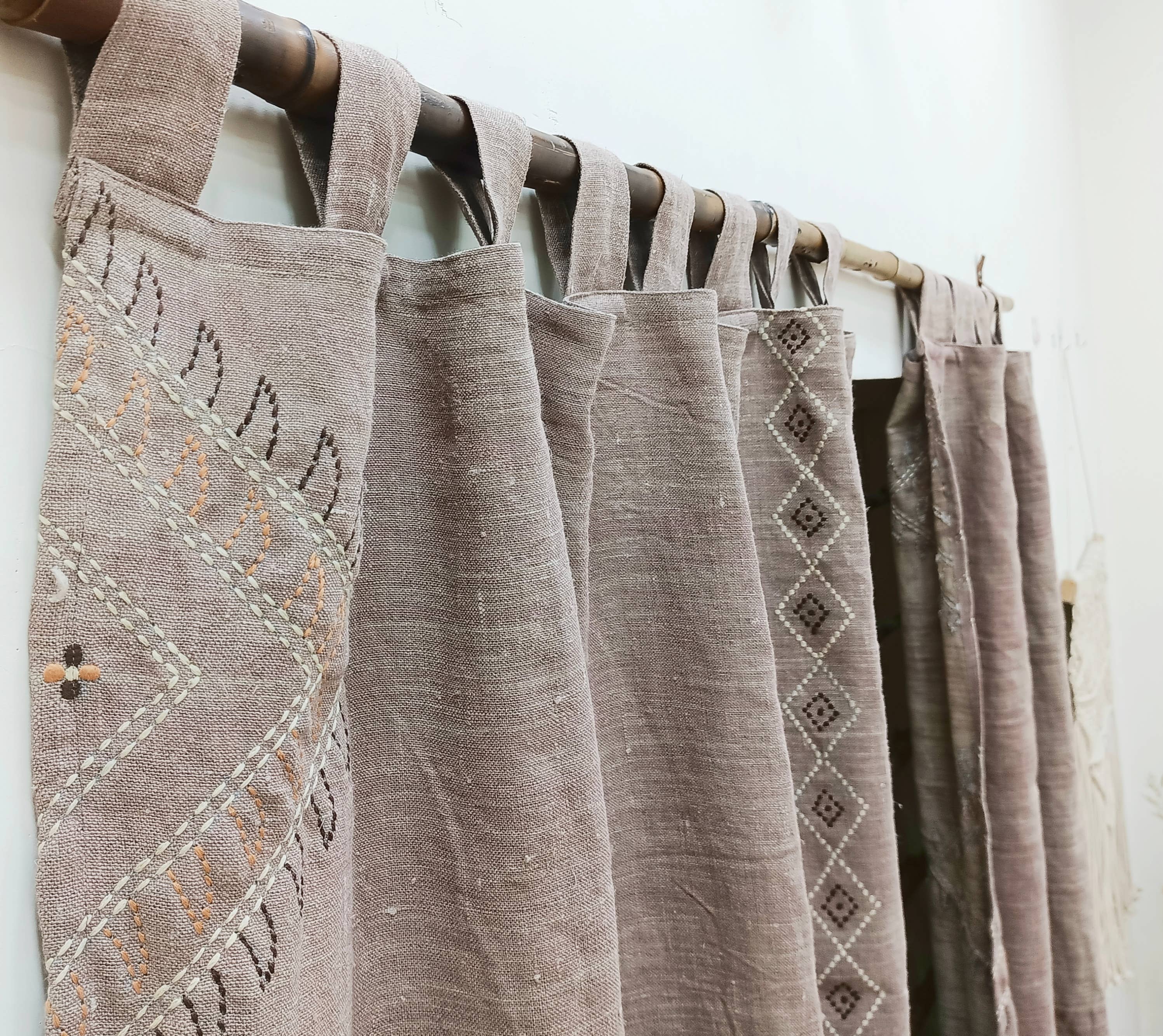 Eyda Homes - Wholesale Curtain - Handmade Linen Curtains | Farmhouse Living Room Curtains5