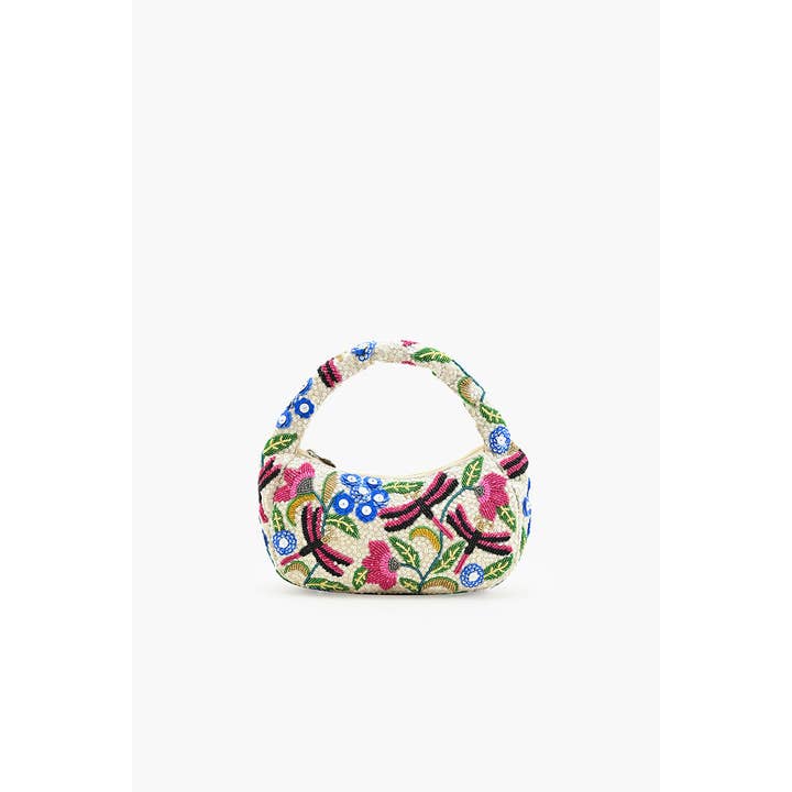 America & Beyond - Wholesale Top Handle Bag - Women's - Dragonfly Dreams Kashmiri Satchel