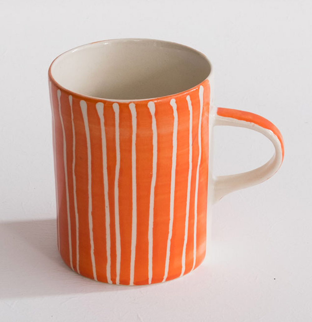 Musango - Wholesale Coffee Mug - Contemporary Handmade Coffee Mugs Sgraffito Stripe6