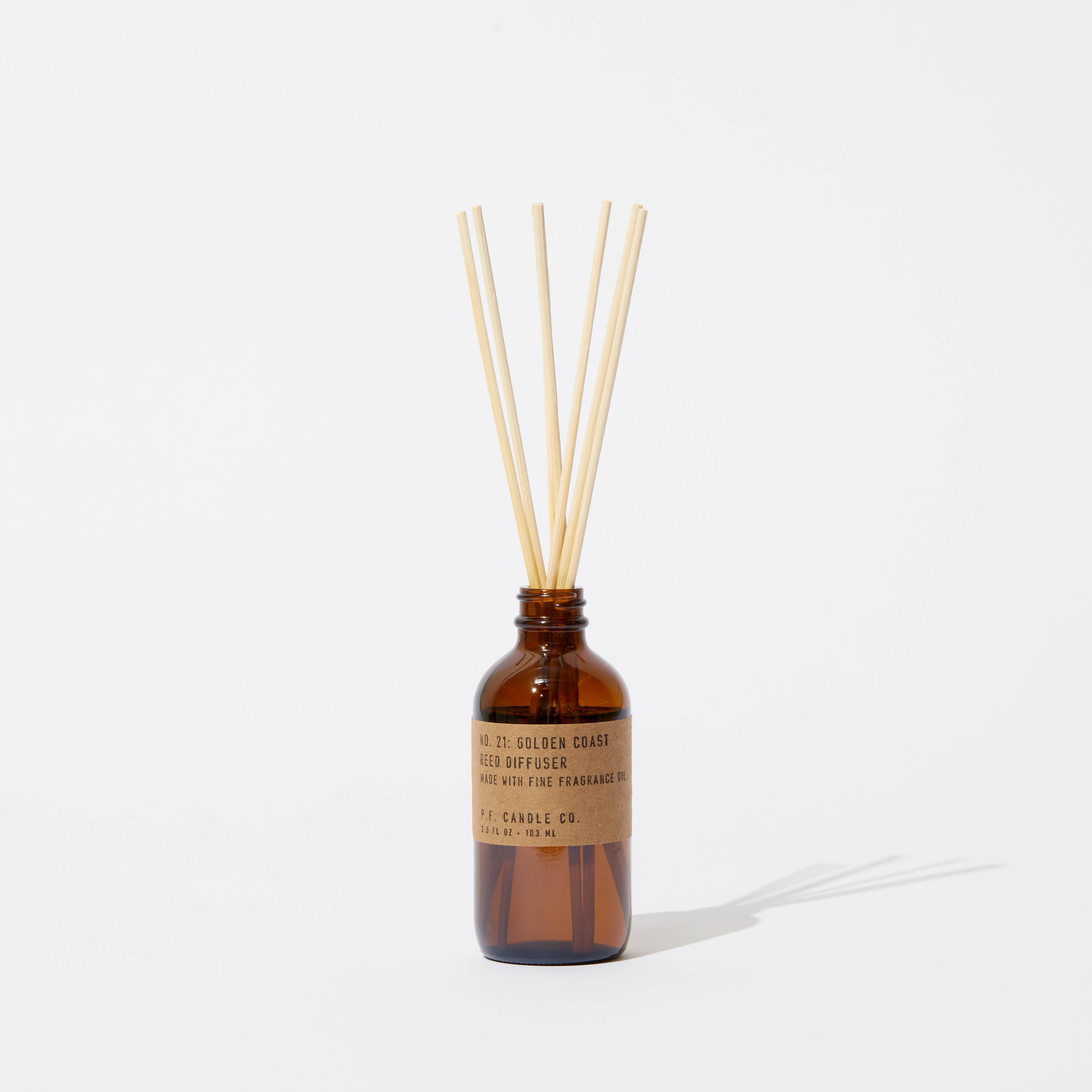 P.F. Candle Co. - Wholesale Reed Diffuser - Golden Coast - 3.5 oz Reed Diffuser