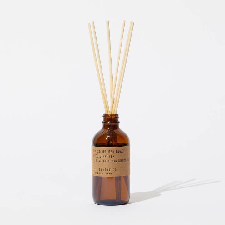 P.F. Candle Co. - Wholesale Reed Diffuser - Golden Coast - 3.5 oz Reed Diffuser0