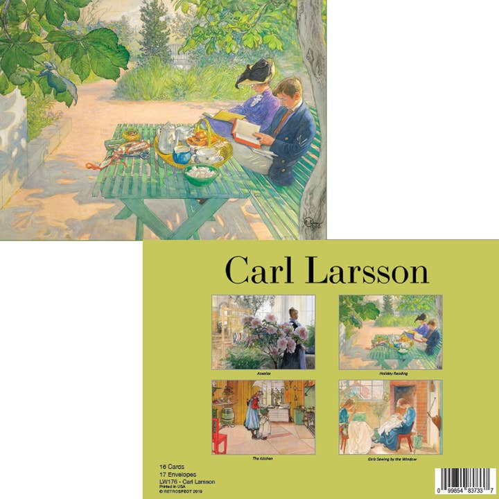 Carl Larsson Notecard - Boxed Set for wholesale by The Retrospect Group Collection