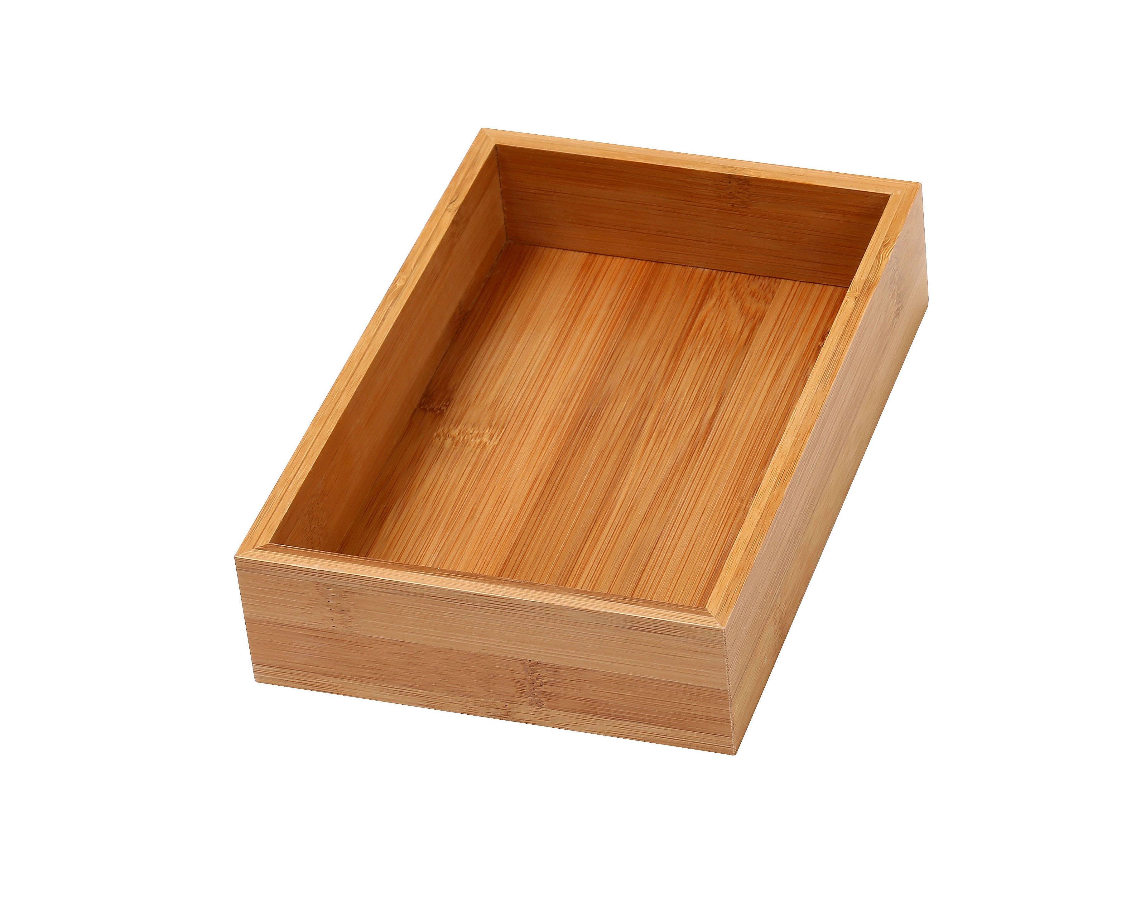 YBM HOME INC. - Wholesale Drawer Organizer - Bamboo One-Compartment Drawer Organizer In 9 Sizes8