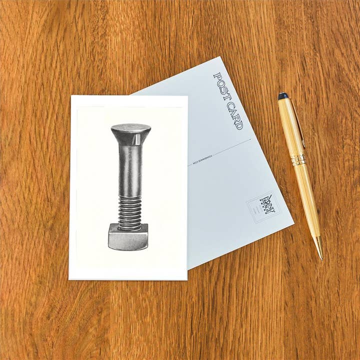 Found Image Press - Wholesale Postcard - Postcard HD-51 Bolt and Nut1