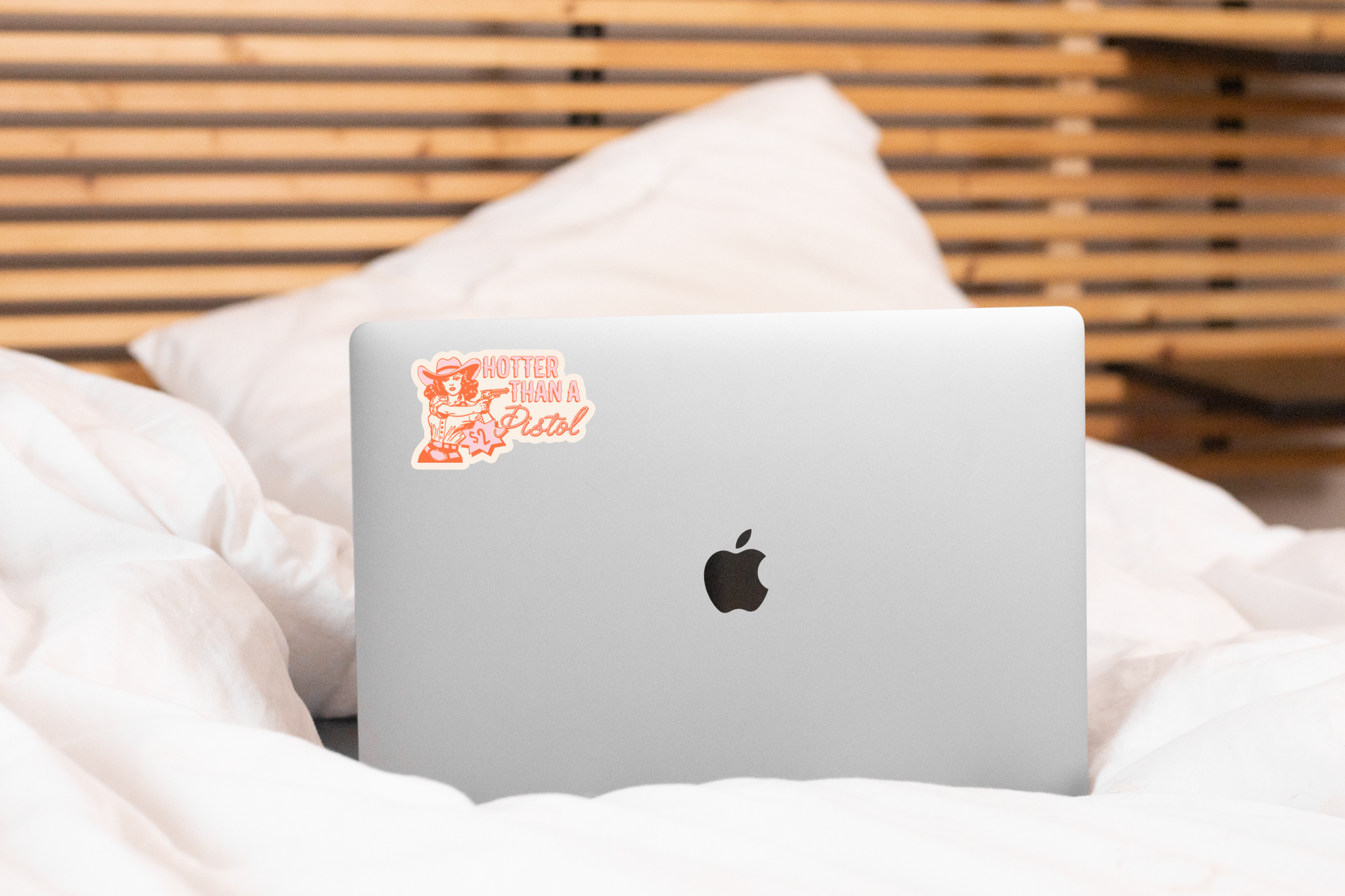 Yarnival - Wholesale Sticker - Hotter Than a Two Dollar Pistol Sticker - western, cowgirl1