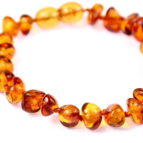 SilverAmber Jewellery - Wholesale Beaded Bracelet - Beautiful Baroque Bracelets & Anklets in Cognac, Mix, Lemon & Honey colours - Various Sizes6