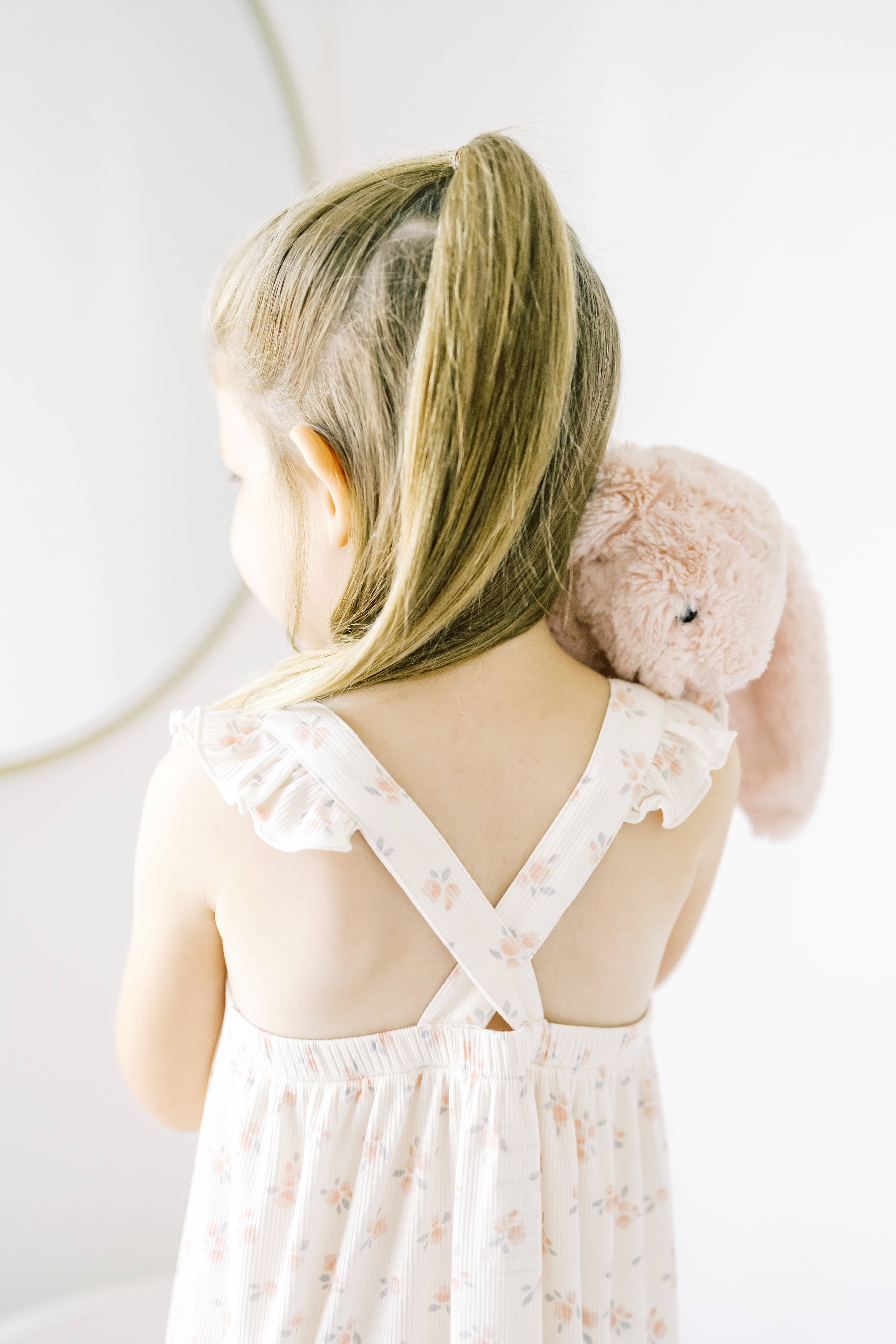 Dreamy Skies Baby - Wholesale Nightdress - Kids - Ribbed Bamboo Nightgown in Ellie Floral6