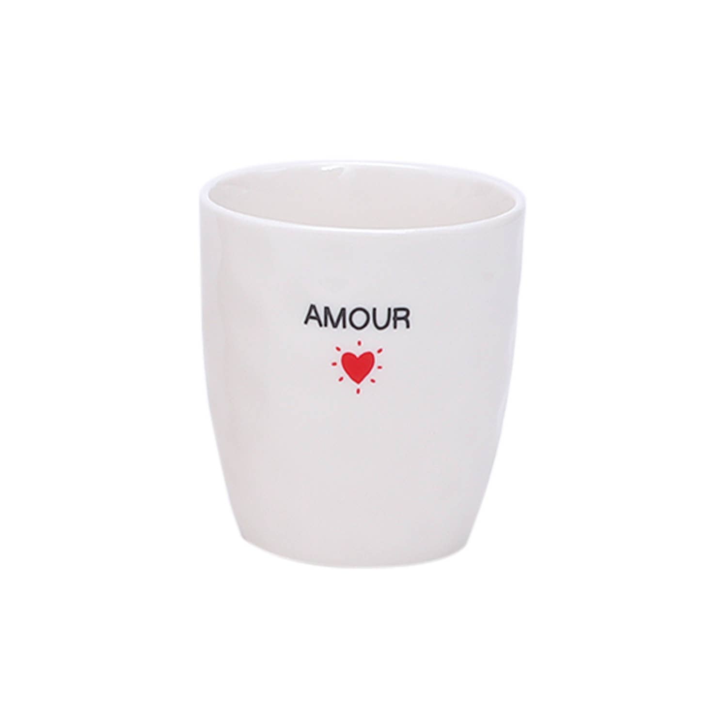 Opjet Paris - Wholesale Drinking Glass/Cup - Love message cup D7.3 H8.2cm