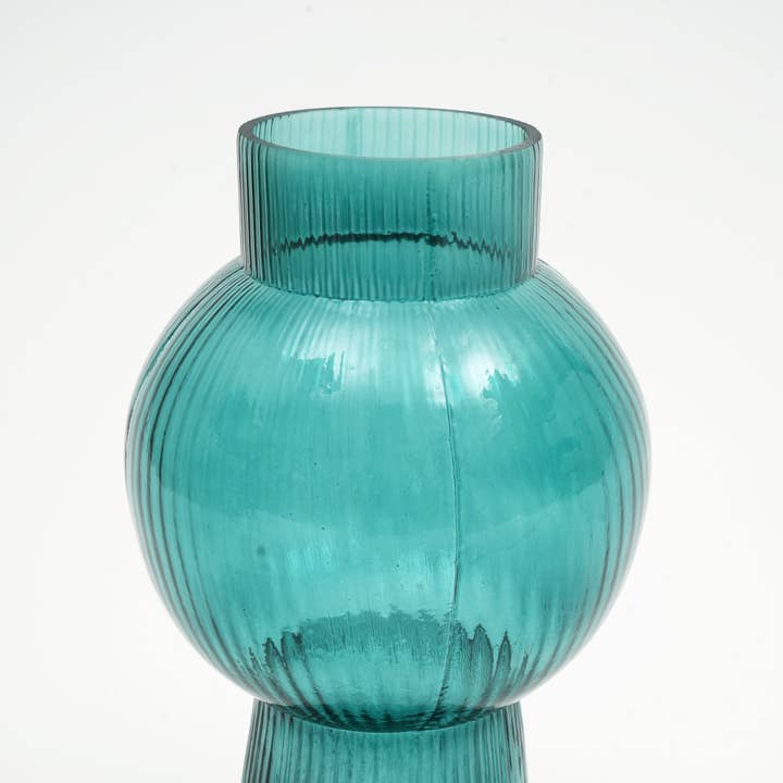 ExpoBazaar - Wholesale Vase - Vase | Modern Funnel Flare Glass Vase | 5X10"3