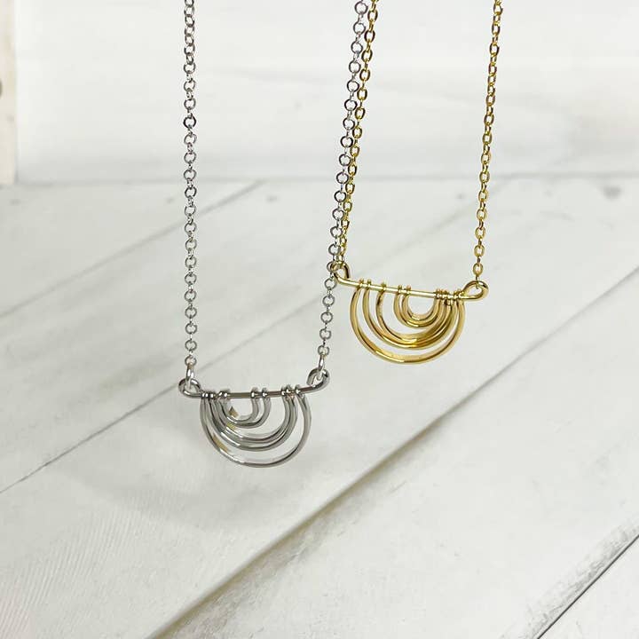 Allie Rainbow Necklace for wholesale by Cali Salt