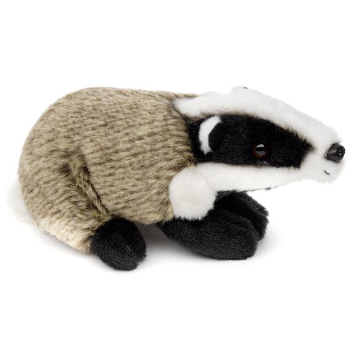Uni Toys - Wholesale Stuffed/Plush Toy - Kids & Baby - Badger, standing - 17 cm (length) - cuddly/plush toy