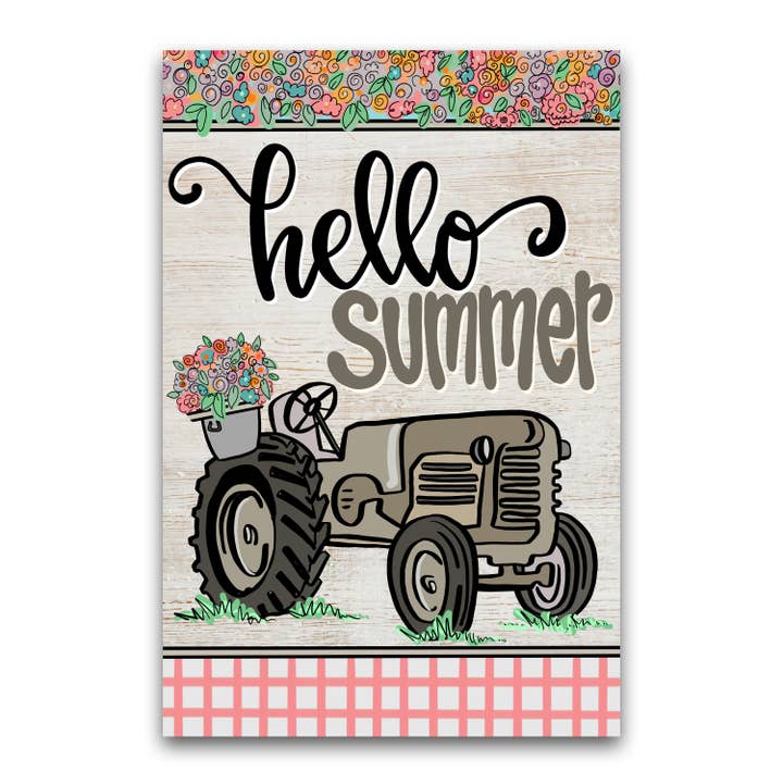 Hello Summer Tractor GF for wholesale by MAGNOLIA LANE