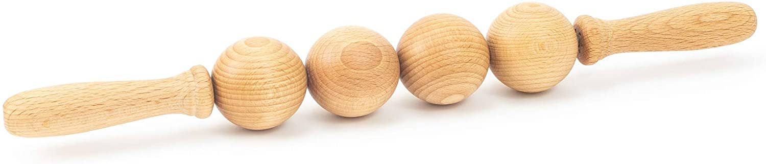 Tuuli GmbH - Venta al por mayor Masajeador corporal - Rodillo de madera para masaje anticelulítico cepillo masajador para piernas y cuerpo6