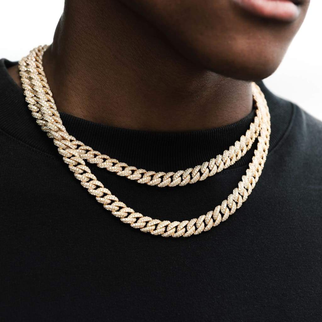 Royal Drip - Wholesale Link & Chain Necklace - 10mm 18K Gold Royalty Cuban Chain1