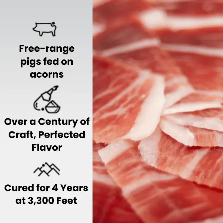 BEHER USA - Wholesale Ham - 100% Iberico Acorn-fed Bone-in-ham (Jamón)1