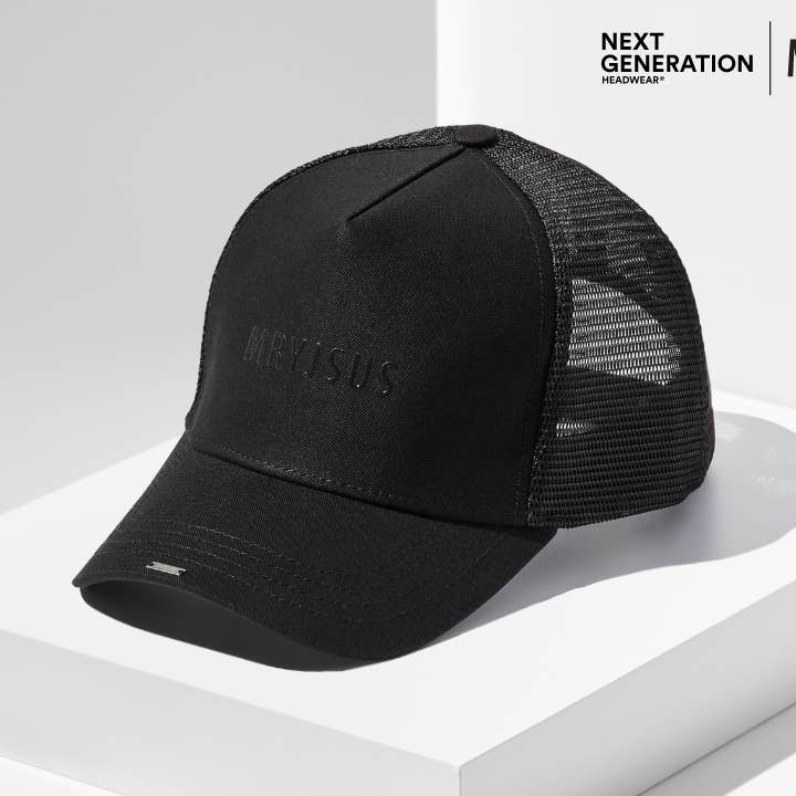 Wild. Trucker Cap Midnight Black. for wholesale by NEXT GENERATION HEADWEAR GmbH