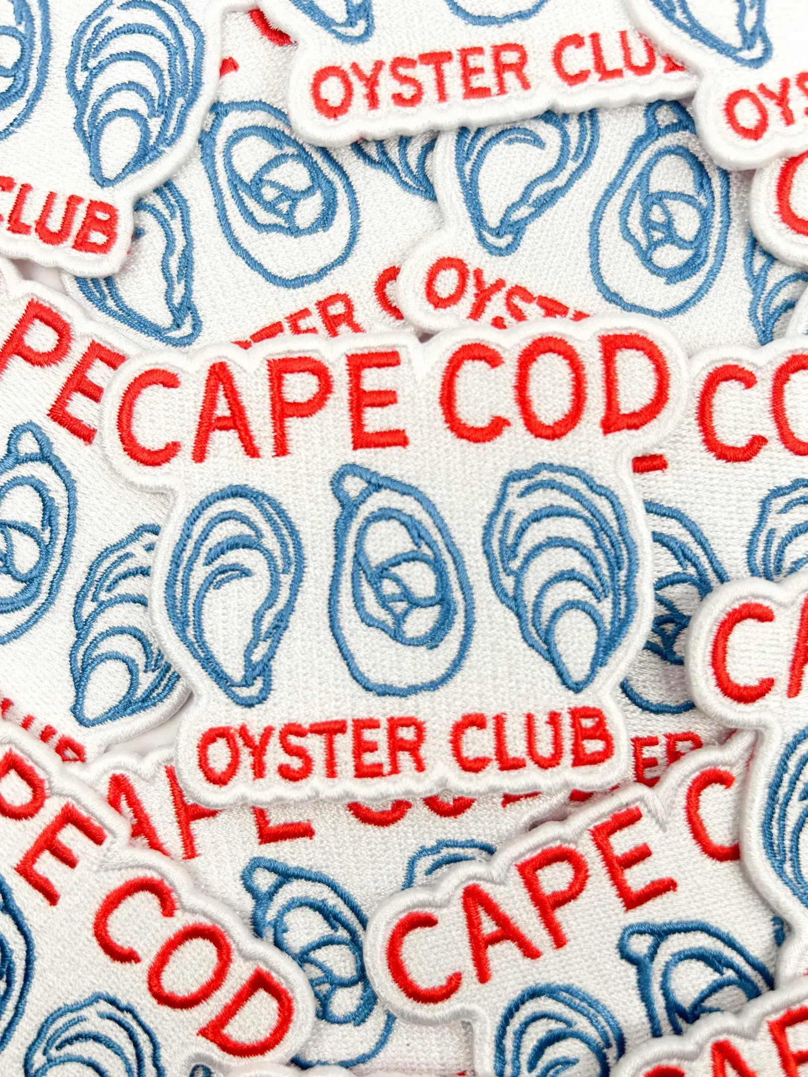 Field Trip Threads - Wholesale Patch - Cape Cod Oyster Club Patch – Coastal Embroidered Iron On 3