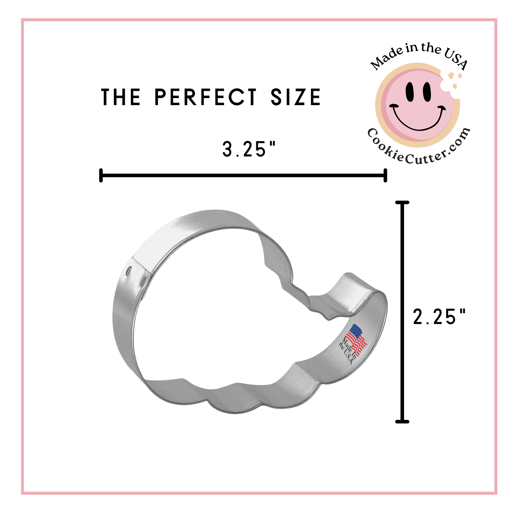 CookieCutter.com - Wholesale Cookie Cutter - Cornucopia Cookie Cutter 3.25 in B17353