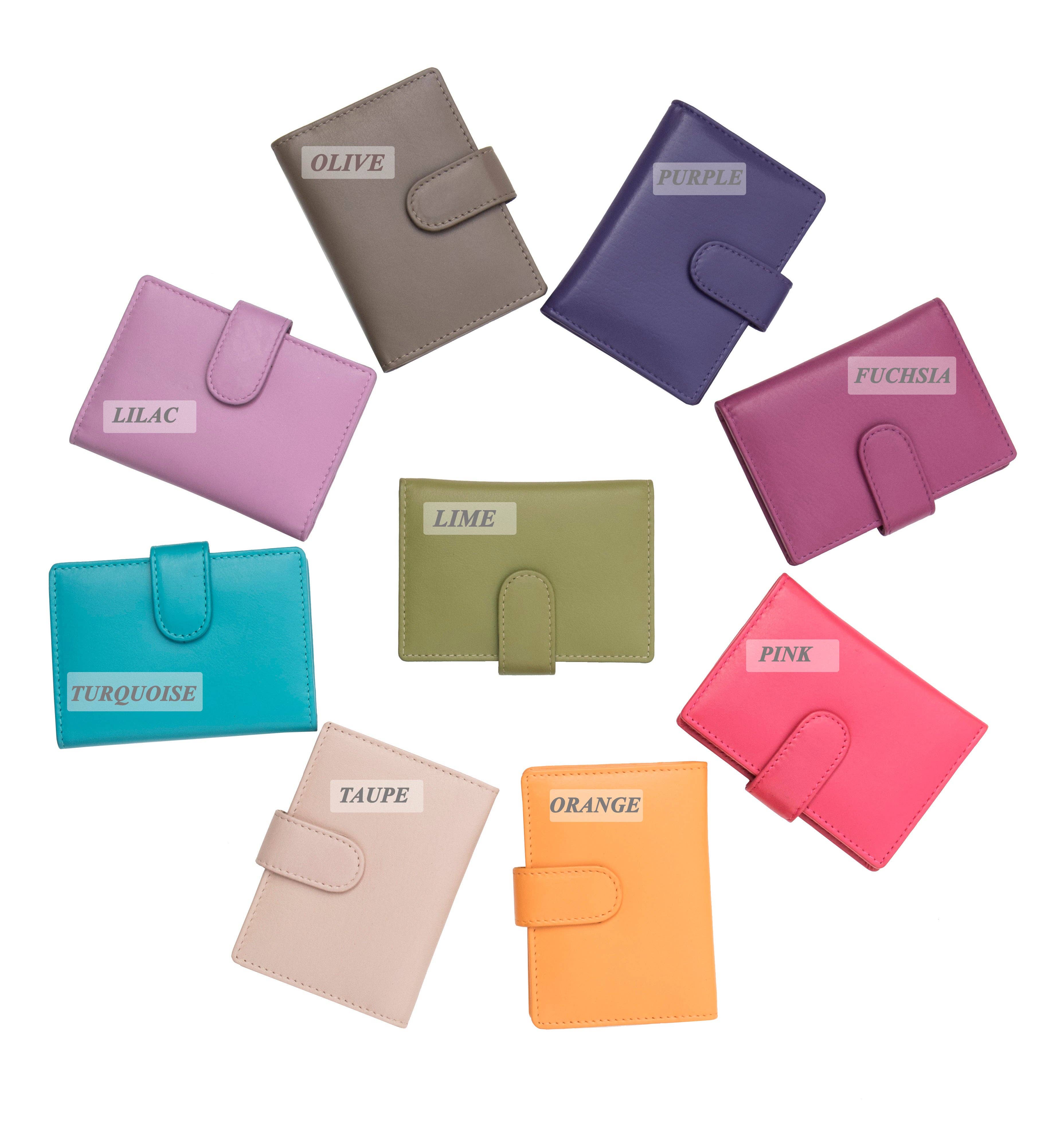 PRIMEHIDE - Wholesale Card Holder - Women's - PRIMEHIDE Soft Leather RFID Travel Card Holder - R60219