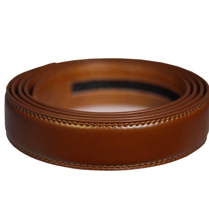 Cinturino in pelle cognac per la vendita all'ingrosso da parte di Tough Apparel