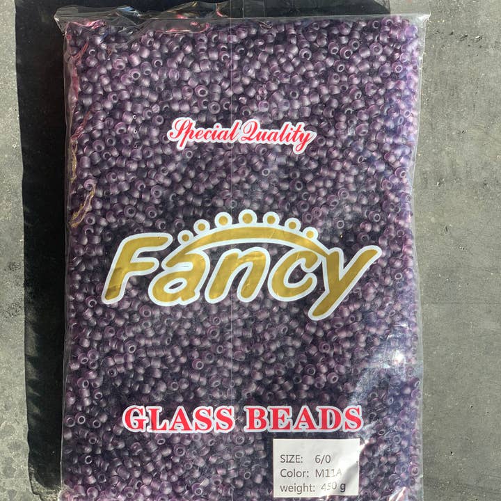 MaddieMayShop - Wholesale Beads - 6/0 Glass Seed Beads~ 450 Grams, SEED BEADS BULK16