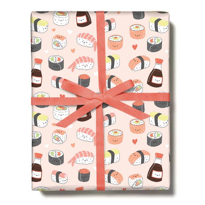 SUSHI Food Gift Wrap For Him, Her for wholesale by Central 23 Cards