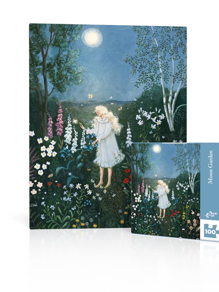 Moon Garden Mini - 100 Piece Mini Puzzle for wholesale by New York Puzzle Company