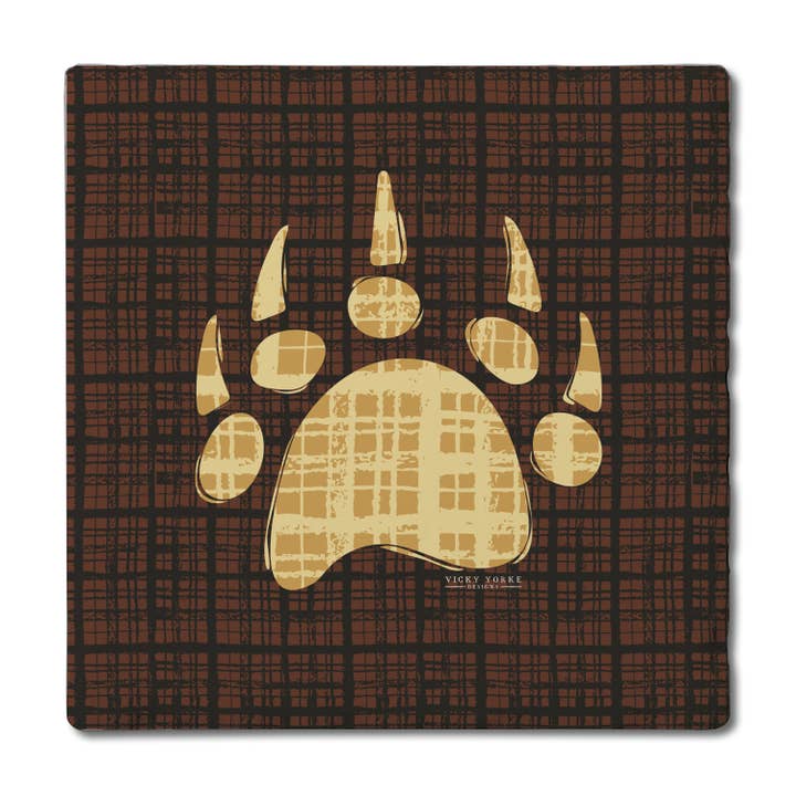 CounterArt/Highland Home/Thirstystone/CoasterStone - Wholesale Retailer Display - Home & Living - "Lodge Life" Pre-Packed Single Coaster Display