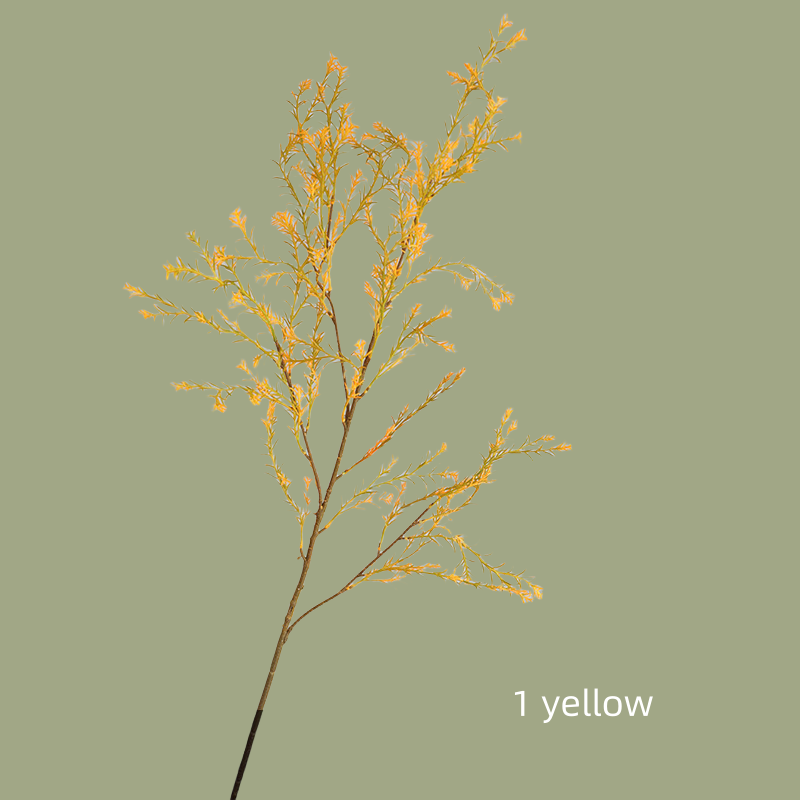 ACNITE(We cover U.S. import duties) - Wholesale Artificial Plant - Artificial Golden willow branches Faux leaves Willow stem5