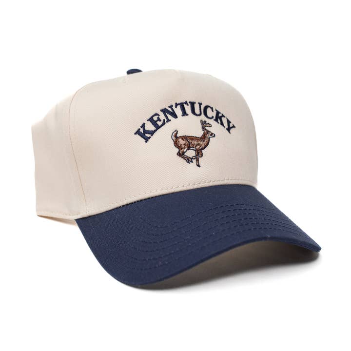 Kentucky Buck Hat (Navy/Off white) for wholesale by New Frontier