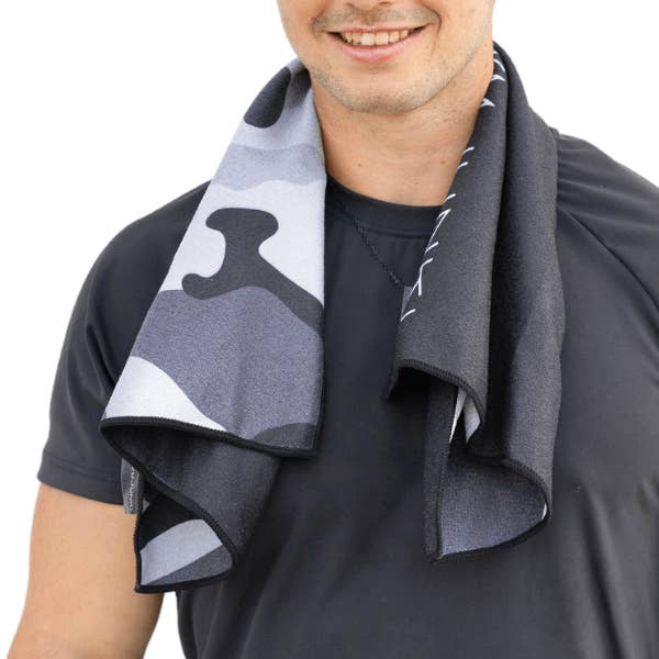 Gym Towel |Antibacterial | Quick Dry -CAMMI for wholesale by Jymjunki