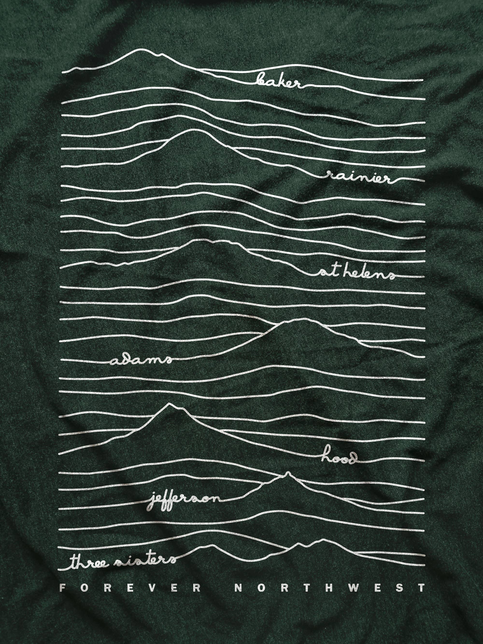 Smaragd Triblend T-Shirt aus der Cascade Mountain Range, Smaragd für den Großhandel auf Faire1